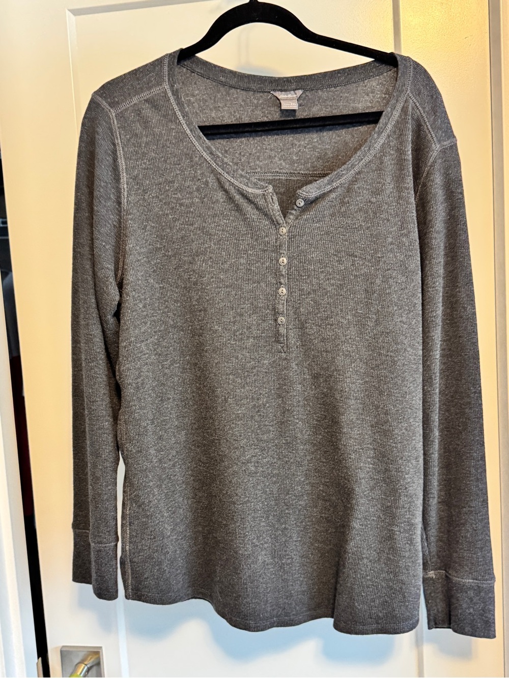 Eddie Bauer 2Xl Charcoal Women's Long-Sleeve Shirt